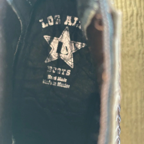 Brown Chelsea Boots with Sculptural Heel and Contrast Stitching - Picture 5 of 16